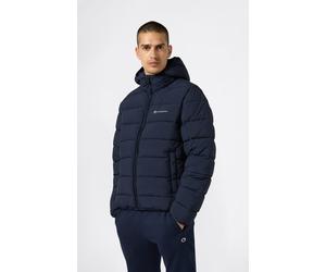 Steppjacke CHAMPION "Padded Outdoor Jacket", Herren, Gr. S (44/46), schwarz (nny), Steppware, Obermaterial: 100% Polyamid, unifarben, bequem hüftlang, eingefasste Kante, Jacken Steppjacke, für Erwachs