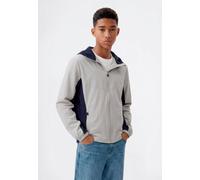 Steppjacke CHAMPION "SPORTWEAR JACKET Slim Fit", Jungen, Gr. M, hbmt, nny, Obermaterial: 88% Polyamid, 12% Elasthan, Jacken Steppjacke, mit markanter Steppoptik, sportliches Design, Slim Fit Passform