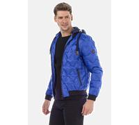 Steppjacke CIPO & BAXX "Jacke", Herren, Gr. XL, blau, Stoff, 100% Polyester, unifarben, Basic, regular fit normal, Jacken Steppjacke, in Regular-Fit, CM152 (20712026-XL) blau
