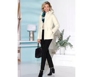 Steppjacke CLASSIC BASICS, Damen, Gr. 46, weiß (ecru), 100% Polyester, Wattierung:100% Polyester, Jacken Steppjacke (10025201-46) ecru