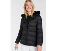 Steppjacke CMP, Damen, Gr. 48, schwarz, Obermaterial: 100% Polyamid. Futter: 100% Polyester. Wattierung: 100% Polyester, Jacken Steppjacke, glänzend (55079005-48)