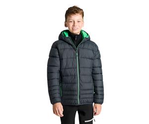 Steppjacke CMP "KID JACKET FIX HOOD", Jungen, Gr. 164, grau (antracite, de), Obermaterial: 100% Polyester. Futter: 100% Polyester. Wattierung: 100% Polyester, hoch geschlossener Ausschnitt, eingesetzt