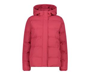 Steppjacke CMP "WOMAN JACKET FIX HOOD", Damen, Gr. 34, rot (cherry), Obermaterial: 100% Polyester. Futter: 100% Polyester. Wattierung: 100% Polyester, Jacken Steppjacke (44389628-34)