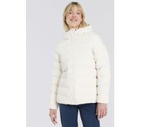 Steppjacke CMP "WOMAN JACKET FIX HOOD", Damen, Gr. 38, b.co gesso, Obermaterial: 100% Polyester. Futter: 100% Polyester. Wattierung: 100% Polyester, Jacken Steppjacke, mit fester Kapuze, wärmend, wind