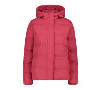 Steppjacke CMP "WOMAN JACKET FIX HOOD", Damen, Gr. 42, rot (cherry), Obermaterial: 100% Polyester. Futter: 100% Polyester. Wattierung: 100% Polyester, Jacken Steppjacke (44389628-42)