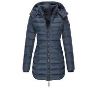 Steppjacke Damen Lang Wintermantel Warmer Steppmantel Mit Kaputze Winterjacke Winddicht Daunenmantel Oversized Daunenjacke Frauen Lang Puffer Jacke Elegant Übergangsjacke Winter Mantel Dicke