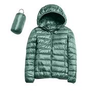 Steppjacke Damen Leichte Packbare Daunenjacke Lightweight ÜBergangsjacke Mit Kapuze GefüTtert Warme Pufferjacke Mit Taschen FüR Frauen Freizeit Federleichte DüNne Jacke Herbstjacke Winterjacke
