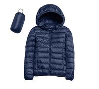 Steppjacke Damen Leichte Packbare Daunenjacke Lightweight ÜBergangsjacke Mit Kapuze GefüTtert Warme Pufferjacke Mit Taschen FüR Frauen Freizeit Federleichte DüNne Jacke Herbstjacke Winterjacke
