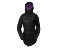 Steppjacke DEPROC ACTIVE "GILMOUR II LONG", Damen, Gr. 52 (XXL), schwarz, Web, 100% Polyester, regular fit hüftbedeckend, abnehmbar,verstellbar mit Gummizug, Jacken Steppjacke, auch in Großen Größen e