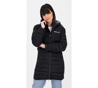 Steppjacke DEPROC ACTIVE "GILMOUR III NEW LONG", Damen, Gr. 50 (XL), schwarz (anthrazit), Web, 100% Polyester, regular fit hüftbedeckend, mit Gummizug, Jacken Steppjacke, auch in Großen Größen erhältl