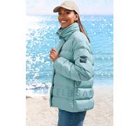 Steppjacke ELBSAND, Damen, Gr. M/38, mint, Obermaterial: 100% Polyester. Futter: 100% Polyester. Füllung: 100% Polyester, Jacken Steppjacke, mit großem seitlichen Logo-Print, Topseller (88098104-M) mi