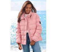 Steppjacke ELBSAND, Damen, Gr. XL/42, rosa, Obermaterial: 100% Polyester. Futter: 100% Polyester. Füllung: 100% Polyester, Jacken, mit großem seitlichen Logo-Print, Topseller (28973351-XL) rosa