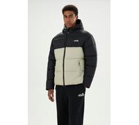Steppjacke ELLESSE "ASCARI 2 RETRO PADDED JACKET", Herren, Gr. M, schwarz, sand, Web, Obermaterial: 100% Polyamid, normal, Jacken Steppjacke, wasserabweisend, windabweisend, wärmeisolierend, mit Reißv