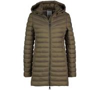 Steppjacke FUCHS SCHMITT, Damen, Gr. 36, grün (khaki), Web, Obermaterial: 100% Polyamid, clean, unifarben, regular fit, Jacken Steppjacke, mit Kapuze (33070968-36) khaki