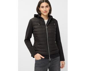Steppjacke FUCHS SCHMITT, Damen, Gr. 48, schwarz, Web, Obermaterial: 100% Polyester, unifarben, normal normal, Rundhals, eingesetzt abgesteppte Kante, Jacken Steppjacke, mit abnehmbarer Kapuze (563946