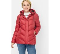 Steppjacke FUCHS SCHMITT "Steppjacke", Damen, Gr. 36, rot, Web, Obermaterial: 100% Polyester. Wattierung: 100% Polyester, clean, unifarben, regular fit normal, Rundhals, eingesetzt gerader Abschluss,