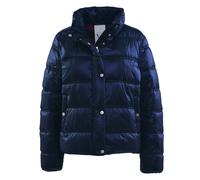 Steppjacke FUCHS SCHMITT "Steppjacke", Damen, Gr. 38, blau (marine), Web, Obermaterial: 100% Polyester, clean, unifarben, regular fit normal, Rundhals, eingesetzt gerader Abschluss, Jacken Steppjacke,