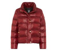 Steppjacke FUCHS SCHMITT "Steppjacke", Damen, Gr. 38, rot (bordeaux), Web, Obermaterial: 100% Polyester, clean, unifarben, regular fit normal, Rundhals, eingesetzt gerader Abschluss, Jacken Steppjacke