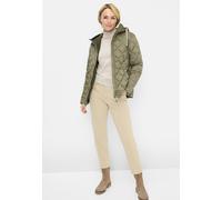 Steppjacke FUCHS SCHMITT "Steppjacke", Damen, Gr. 40, grün (olive), Web, Obermaterial: 100% Polyamid, clean, unifarben, regular fit normal, Rundhals, eingesetzt gerader Abschluss, Jacken Steppjacke, m