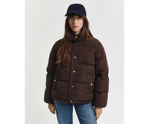 Steppjacke GANT "ACTIVE CLOUD JACKET", Damen, Gr. S, deep braun, Web, Obermaterial: 100% Polyester, hüftlang, Jacken Steppjacke, Winterjacke, mit Stehkragen, regular fit (84567759-S) deep braun