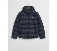 Steppjacke GANT "ACTIVE CLOUD JACKET", Herren, Gr. 4XL, blau (evening blau), Web, Obermaterial: 100% Polyester. Futter: 100% Polyamid. Wattierung: 100% Polyester, regular fit hüftlang, Jacken Steppjac