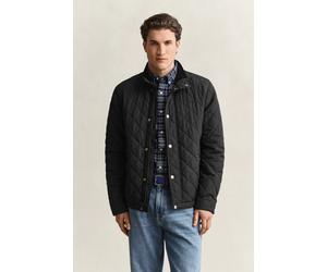 Steppjacke GANT "CLASSIC QUILTED JACKET", Herren, Gr. 3XL, schwarz, Web, Obermaterial: 100% Polyester, unifarben, regular fit normal, Rundhals, eingesetzt abgesteppte Kante, Jacken Steppjacke, Regular