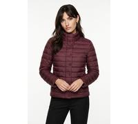 Steppjacke GANT "LIGHT DOWN JACKET", Damen, Gr. L, lila (schwarzened wine), Web, Obermaterial: 100% Polyester. Futter: 100% Polyester. Wattierung: 90% Daunen, 10% Federn, regular fit taillenbedeckt, R
