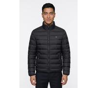 Steppjacke GANT "LIGHT DOWN JACKET", Herren, Gr. XL, schwarz (dusky anthrazit), Web, Obermaterial: 100% Polyester. Futter: 100% Polyester. Wattierung: 90% Daunen, 10% Federn, regular fit normal, Rundh