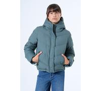 Steppjacke GARCIA, Mädchen, Gr. 128/134, grün (xanadu), Web, Obermaterial: 100% Polyester, unifarben, regular fit taillenbedeckt, Jacken Steppjacke, mit Kapuze for GIRLS (72804855-128) xanadu