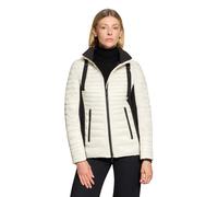Gil Bret Slim Fit Steppjacke mit Zweiwege-Reißverschluss in Offwhite, Größe 38