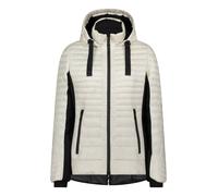 Gil Bret Slim Fit Steppjacke mit Zweiwege-Reißverschluss in Offwhite, Größe 40