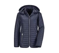 Steppjacke GOLDNER "Kapuzenjacke mit Stehkragen", Damen, Gr. 48, blau (marine), Obermaterial: 100% Polyester PES., figurumspielend, weit Sonstiges, Jacken Steppjacke, Sportive Steppjacke mit leichter 