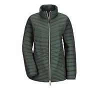Steppjacke GOLDNER "Kurzgröße Herbstjacke mit Daunen, Stehkragen", Damen, Gr. 22, grün (khaki), Obermaterial: 100% Polyamid PA., Modisch, Jacken Steppjacke, 2-Wege RV (12359344-22) khaki
