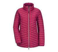 Steppjacke GOLDNER "Kurzgröße Herbstjacke mit Daunen, Stehkragen", Damen, Gr. 23, rot (bordeaux), Obermaterial: 100% Polyamid PA., Modisch, Jacken Steppjacke, 2-Wege RV (12088421-23) bordeaux