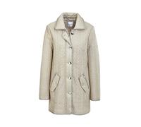 Steppjacke GOLDNER "Kurzgröße Longjacke mit außergewöhnlicher Steppung", Damen, Gr. 22, beige (beige, helltaupe), Obermaterial: 100% Polyester PES., normal, Sonstiges, Jacken Steppjacke, Ohne (2528621