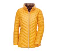 Steppjacke GOLDNER "Leichte Steppjacke in knitterarmer Ware", Damen, Gr. 42, orange (safran), Obermaterial: 100% Polyamid PA., normal, Sonstiges, Jacken Steppjacke, Leichte Wattierung mit Diagonalstep