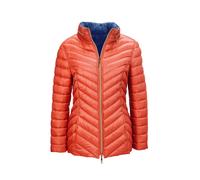 Steppjacke in figurschmeichelnder Optik orange 44
