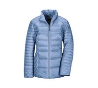Steppjacke GOLDNER "Übergangsjacke mit Muster-Mix", Damen, Gr. 50, blau, Obermaterial: 100% Polyamid PA., gerade, Jacken Steppjacke, RV Taschen (85202046-50) blau