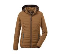 Steppjacke "GS 222 WMN QLTD JCKT", Damen, Gr. 38, braun (hellbraun), Obermaterial: 100% Polyester.Futter: 100% Polyamid.Füllung: 100% Polyester, G.I.G.A. DX BY KILLTEC, Jacken Steppjacke, Leichte, was