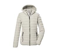 Steppjacke "GS 65 WMN QLTD JCKT", Damen, Gr. 48, grau (stein), Obermaterial: 100% Polyester.Futter: 100% Polyester.Füllung: 100% Polyester, G.I.G.A. DX BY KILLTEC, Jacken Steppjacke, Leichte Steppjack