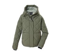Steppjacke "GW 27 WMN QLTD JCKT", Damen, Gr. 34, grün (olivgrün), Obermaterial: 100% Polyester.Futter: 100% Polyester.Füllung: 100% Polyester, G.I.G.A. DX BY KILLTEC, Jacken Steppjacke, Wasserabweisen