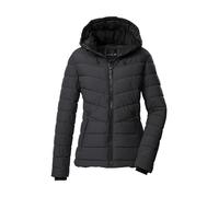 G.I.G.A. DX Damen Steppjacke/Funktionsjacke in Daunenoptik mit abzippbarer Kapuze GW 32 WMN QLTD JCKT, schwarz, 42, 43537-000