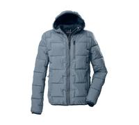 Steppjacke "GW 72 MN QLTD JCKT", Herren, Gr. L, blau (graublau), Oberstoff: 100% Polyester (recycelt), Futter: 100% Polyester (recycelt), Wattierung: 100% Polyester, G.I.G.A. DX BY KILLTEC, sportlich,