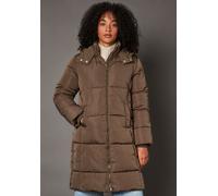 Steppjacke HAILY’S "LS P JK Em44my", Damen, Gr. XS (34), grün (khaki), Web, Obermaterial: 100% Polyester, unifarben, Rippbündchen, Jacken Steppjacke (87065536-XS)