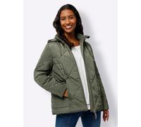 Steppjacke HEINE, Damen, Gr. 40, grün (khaki), 100% Polyester, Wattierung:100% Polyester, unifarben, Jacken Steppjacke (29405831-40) khaki