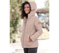 Steppjacke HEINE, Damen, Gr. 42, beige (sesam, taupe), 100% Polyester, Wattierung:100% Polyester, unifarben, Jacken Steppjacke (46445426-42) sesam, taupe