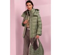 Steppjacke HEINE, Damen, Gr. 42, grün (khaki), 100% Polyester, Wattierung:100% Polyester, unifarben, Jacken Steppjacke (44990615-42) khaki