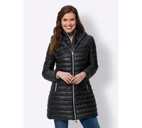 Steppjacke HEINE, Damen, Gr. 42, schwarz, 55% Polyester, 45% Polyamid, unifarben, Jacken Steppjacke (20908335-42) schwarz