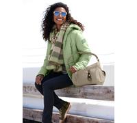 Steppjacke HEINE, Damen, Gr. 44, grün (eucalyptus, khaki), 100% Polyester, Wattierung:100% Polyester, unifarben, Jacken Steppjacke (86510830-44) eucalyptus, khaki