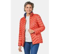 Steppjacke GOLDNER "Kurzgröße Leichte Steppjacke mit Kapuze", Damen, Gr. 23, rot (terrakotta), Obermaterial: 100% Polyamid PA., normal, Sonstiges, Jacken Steppjacke, Leichte Wattierung mit Diagonalste